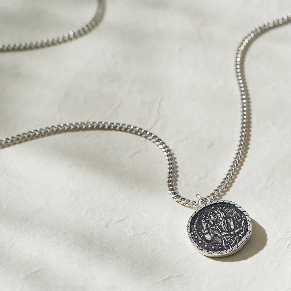 NWT Alex and Ani Silver Parvati Charm Necklace